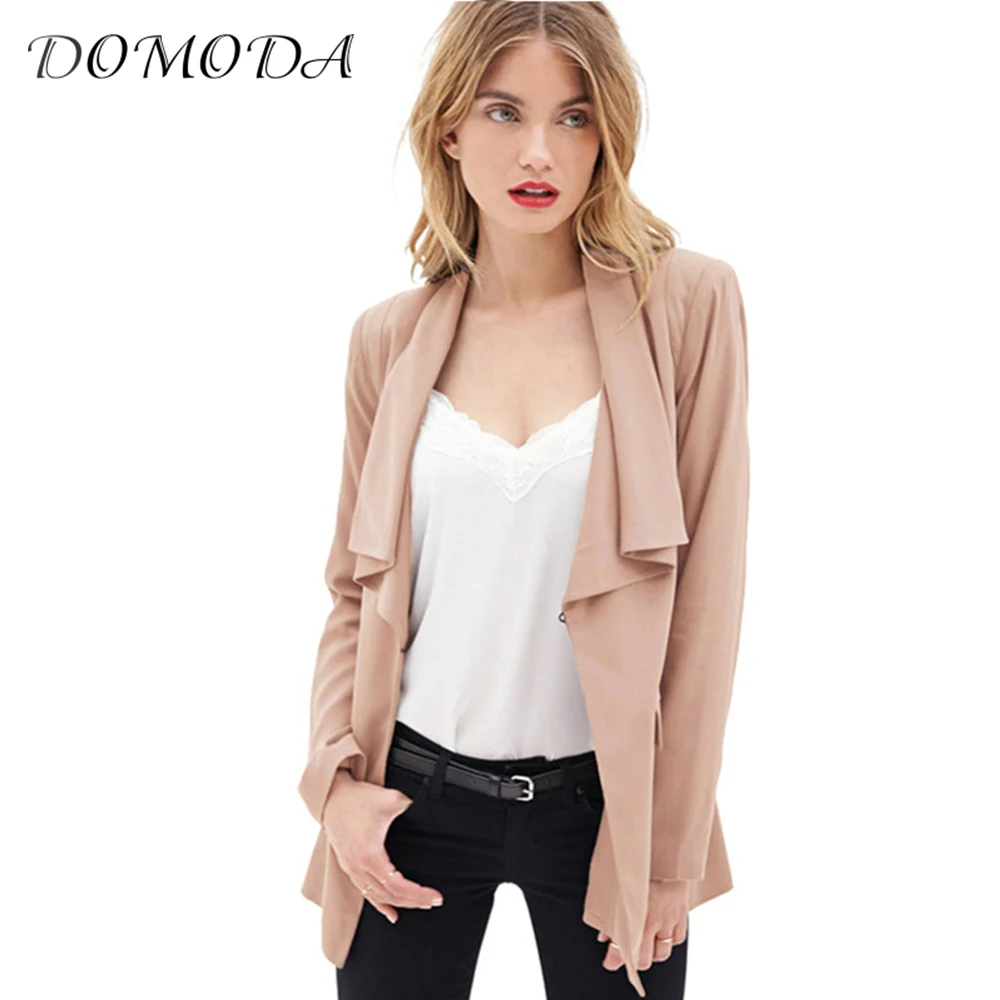 DOMODA Apparel Pink Sweet Casual Women Suit Blazer Loose