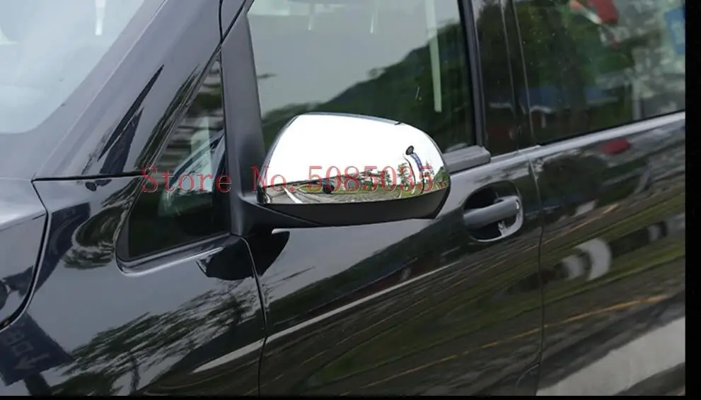 Хромовая автомобильная пленка для укладки Дверь Зеркало Обложка Накладка для Mercedes Benz Vito валенте метрис W447 аксессуары