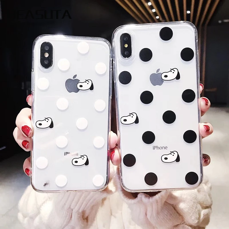 

Cute transparent soft phone case For iphone XS MAX XR 7plus 6 6s 7 8 plus 6plus 7plus 8plus Silicon Ultra TPU cover