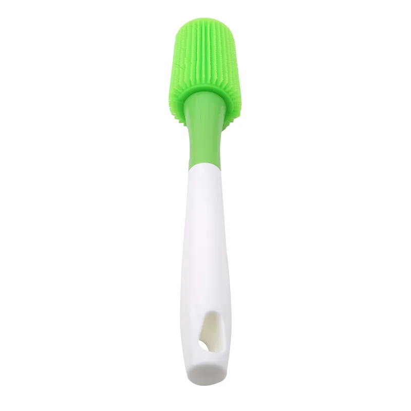 360 Rotation longue poignée bébé biberon brosse Silicone bébé lait biberon brosse mamelon nettoyage tasse épurateur