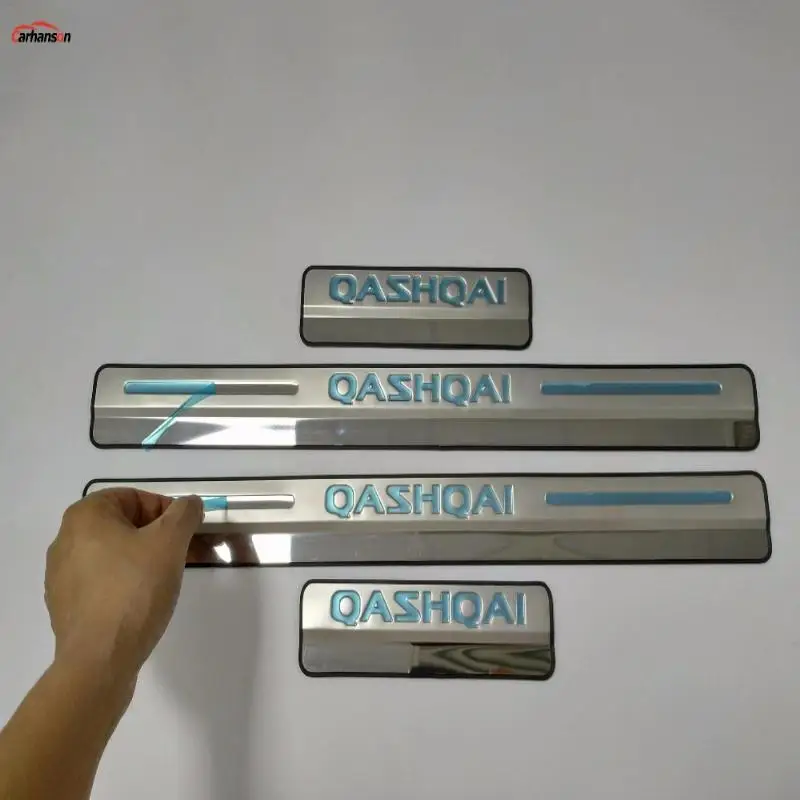 Автомобильные аксессуары для Nissan Qashqai дверной порог J11 накладка из нержавеющей