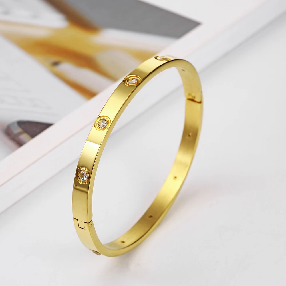 Stainless steel bracelet Stainless Steel Bracelet Women Cuff Bracelets Fashion Bangles Charm Jewellery Accessories