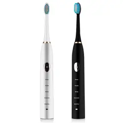 Индукционная перезаряжаемая электрическая зубная щетка домашние мягкие волосы Водонепроницаемый Зубная щётка с умным переключением DC5V