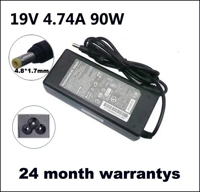 PA-1900-18R1 90 Вт для ноутбука hp AC зарядное устройство для адаптера 19 в 4.74A 4,8 мм* 1,7 мм