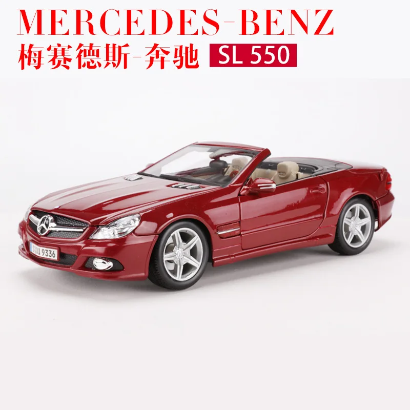 Модель автомобиля Maisto 1:18 из литого металлического сплава игрушка для benz SL550