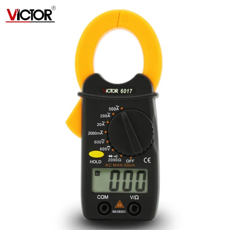 

VICTOR VC6017 LCD Digital Clamp Multimeter 0.01A-500A