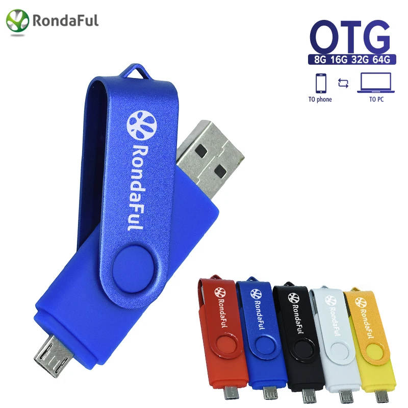 Rondaful Phone OTG USB Pen Drive Cell Phone Mobile Phone USB Flash