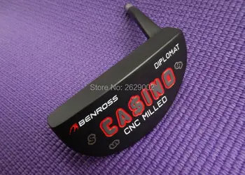 

KZG GOLF BENROSS CASINO DIPLOMAT golf putter head CNC milled black colour lighter weight for Children and lady