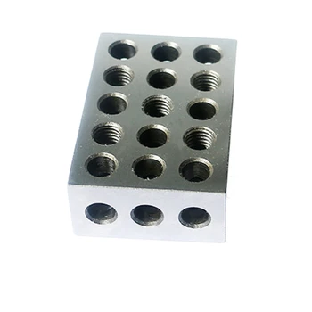 

Parallel Clamping Block Hardened Steel Blocks 25x50x75mm 23 Holes Precision Lathe Tool Surface Grinding Machin for Machine Tools