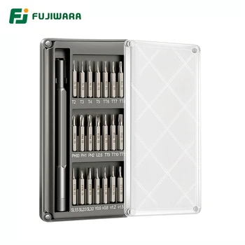 

FUJIWARA 21PCS Precision Screwdriver Sets Mini Magnetic Screwdriver Set for Phone PC Ipad Camera Repair DisassembleTools