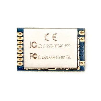 

8pc RF2401F20+rubber antenna 2.4G FCC Approval 2.4G RF Wireless Transceiver nRF24L01 Module 100mW 500meters