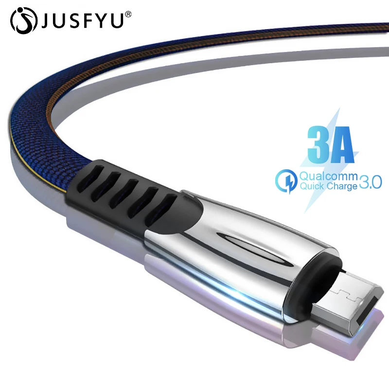 

1m 2m 3A Micro USB Cable Fast Charging For Xiaomi Redmi Note 5 Pro Android Mobile Phone Data Cable for Samsung S7 Micro Charger