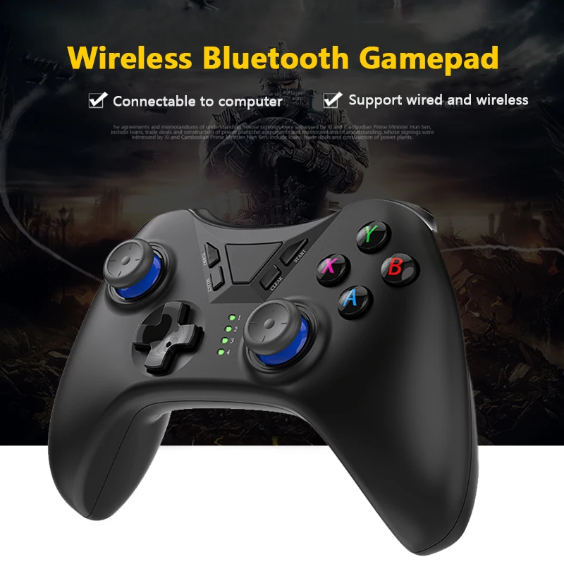 

Wireless Rechargeable Joystick Joypad for Switch with Dual Vibration Support PC PS3 TV Box Gamepad Controller Bluetooth 3.0