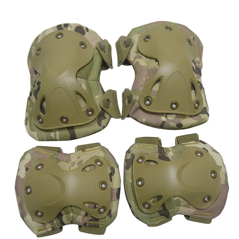 

High Qualty Field hunting Elbow & Knee Pads Knee Pads & Elbow Pads Set New combat Tactical Paintball Protection