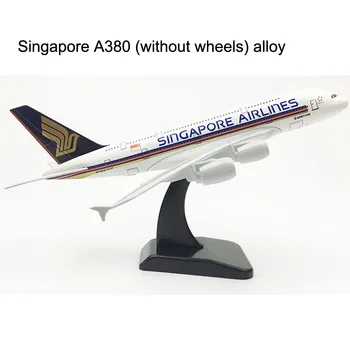 20CM Singapore Airlines Boeing 747 Airplane model Airbus A380 Plane model Aircraft model 16CM Alloy Metal Diecast Toy plane 40cm a330 resin aircraft model sichuan airlines airplane model airbus airways china sichuan air aviation model stand craft a330