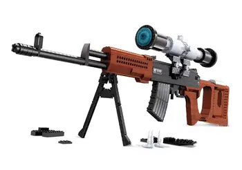 

SWAT AK47 Sniper Rifle Pistol Desert Eagle sets building blocks children boys assemble toys guns packs weapons