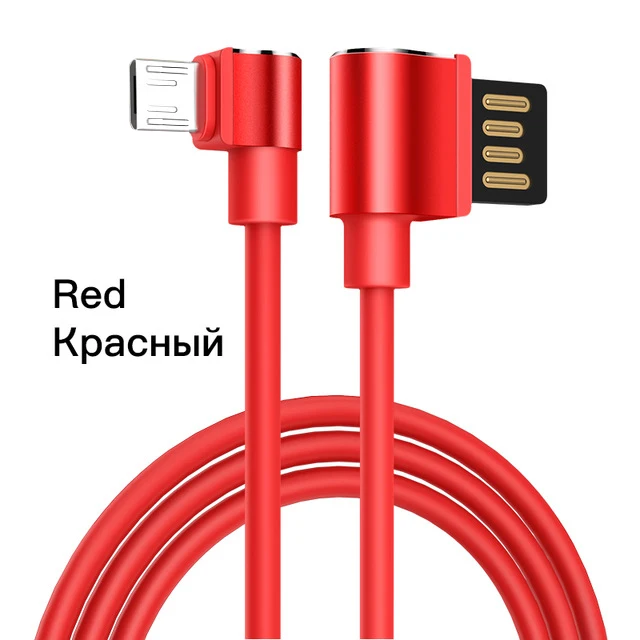 НОСО U37 Micro USB кабель для samsung huawei Xiaomi Android Быстрая зарядка USB кабель для передачи данных Зарядка через usb шнур Microusb Зарядное устройство кабель - Цвет: Красный