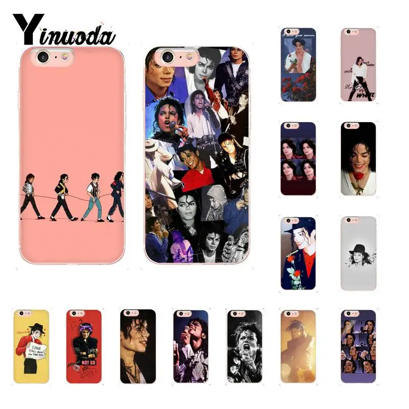 

Yinuoda michael jackson Cover Soft Shell Phone Case for iPhone 8 7 6 6S Plus X XSMAX 5 5S SE XR 10 Fundas Capa 11 11pro 11promax
