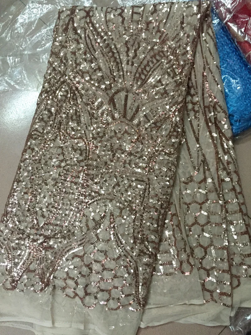 

Hot Selling Mesh sequin lace fabric african cord Lace guipure lace Fabrics with High Quality sequins lace fabric 5 yards/lot