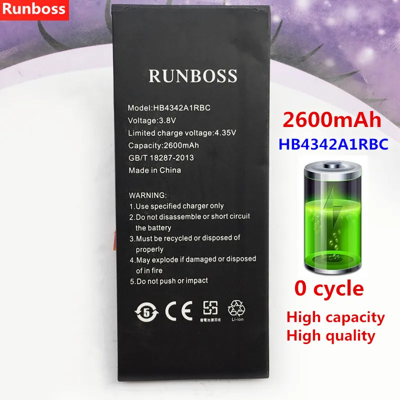 

2600mAh HB4342A1RBC Battery For Huawei Ascend 5+ Y6 Honor 4A Honor 5A (Y6 II Compact) LYO-L21 Y5II Y5 II Cell Phone Battery