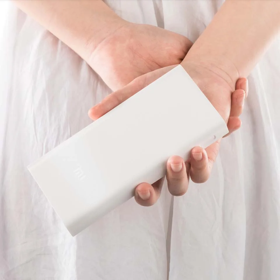 Original Xiaomi Power Bank 20000mAh 2C External Battery portable charging Dual USB QC3.0Mi 20000 mAh Powerbank charger for phone