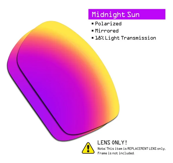 SmartVLT поляризованные Сменные линзы для солнцезащитных очков оакли Биг Тако-несколько вариантов - Цвет линз: Midnight Sun