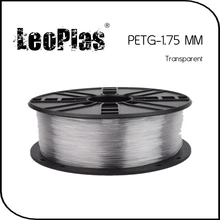 Worldwide Fast Delivery Direct Manufacturer 3D Printer Material 1kg 2.2lb 1.75mm Transparent PETG Filament