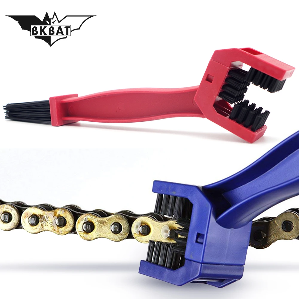 

Motorcycle Bicycle Chain Gear Brush Accessories Kit Bike Part Cleaner Tool For YAMAHA r3 r6 2005 xt 600 r1 2008 xjr 1300 xsr900