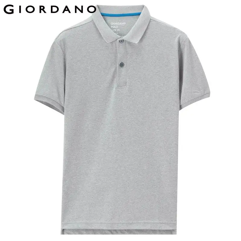 Giordano поло мужское футболка slim fit Polo фирмы Giordano с короткими рукавами выполнена из хлопка и полиэстера, рубашка а так же имеет нескольких цветовых вариантов - Цвет: 29Grey