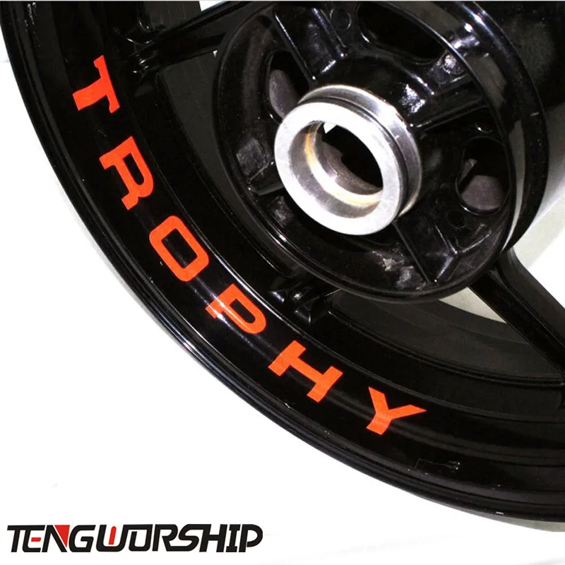 Teng Worship 8 X CUSTOM INNER RIM DECALS WHEEL Reflective