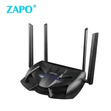 ZAPO 1200 м двухдиапазонный беспроводной игровой маршрутизатор беспроводной Wi-Fi ретранслятор Беспроводной AC Roteador Repetidor вращающийся антенный ретранслятор Прямая поставка