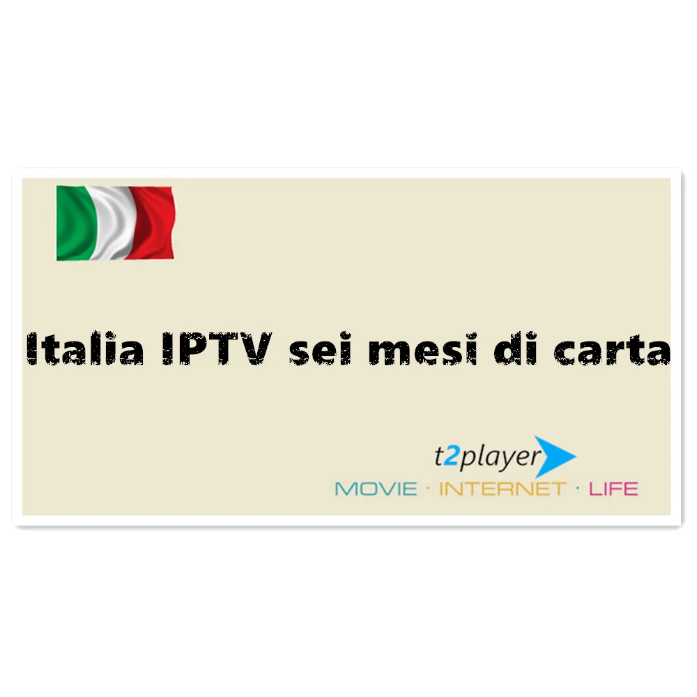 

Italia Iptv Subscription Smart IPTV Free Test MAG / M3U / ANDROID 6Month Warrenty Card