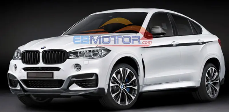 Real Carbon Fiber Front Lip Spoiler For BMW F16 X6 M-Sport