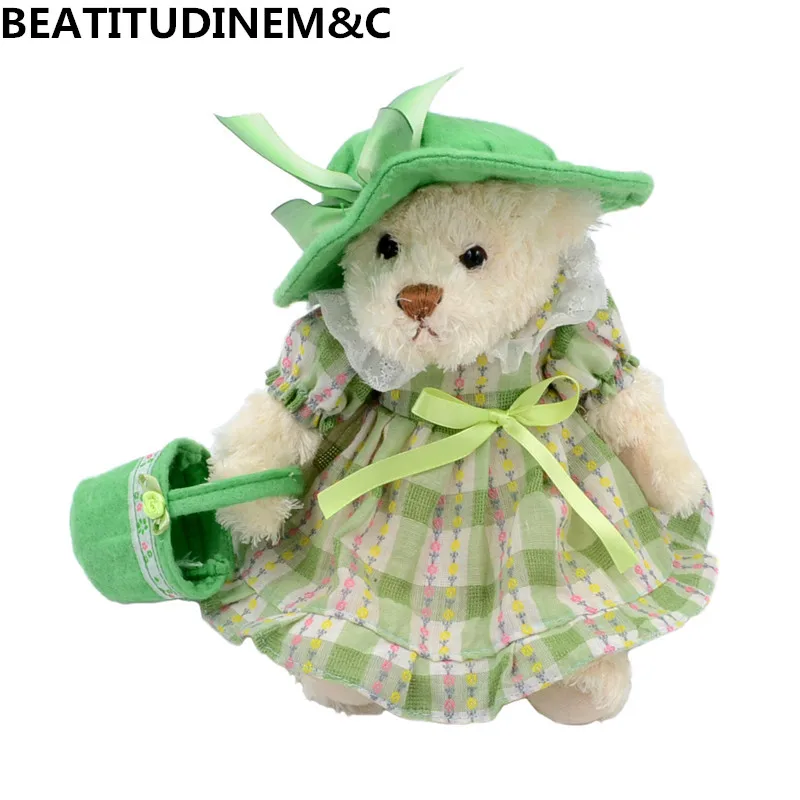 

1Pcs 30CM Rustic Teddy Bear Plush Stuffed Toy, Baby Accompany Sleep Comfort Doll, Children's Birthday Gifts