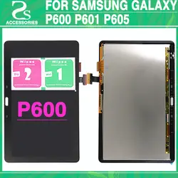 Тестирование P600 ЖК-дисплей Сенсорный экран Панель для samsung Galaxy Note 10,1 P605 сенсорный экран планшета Сенсор спереди Стекло сборки