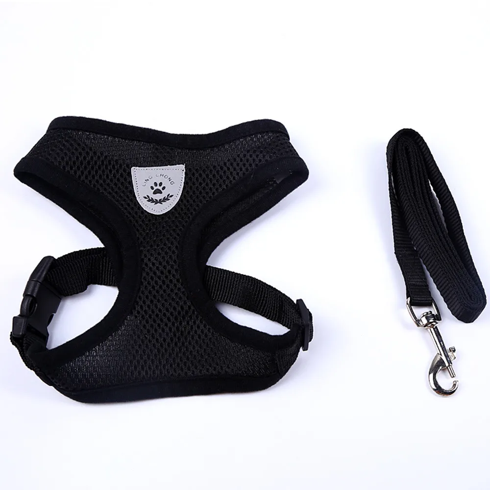 Adjustable Comfort Soft Breathable Dog Harness Pet Vest Rope Dog Chest