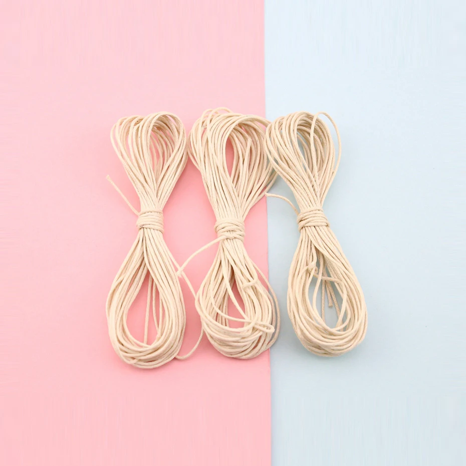 

Bite Bites 1PC 1mm 5-20M Accessories DIY Rope Strands Waxed Twisted Waxed Cotton Cord String Thread Line Wax Line Baby Teether