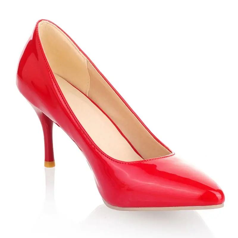 Женские туфли лодочки на тонком каблуке размеры до 2018|wedding shoes|thin heelswomen pumps |
