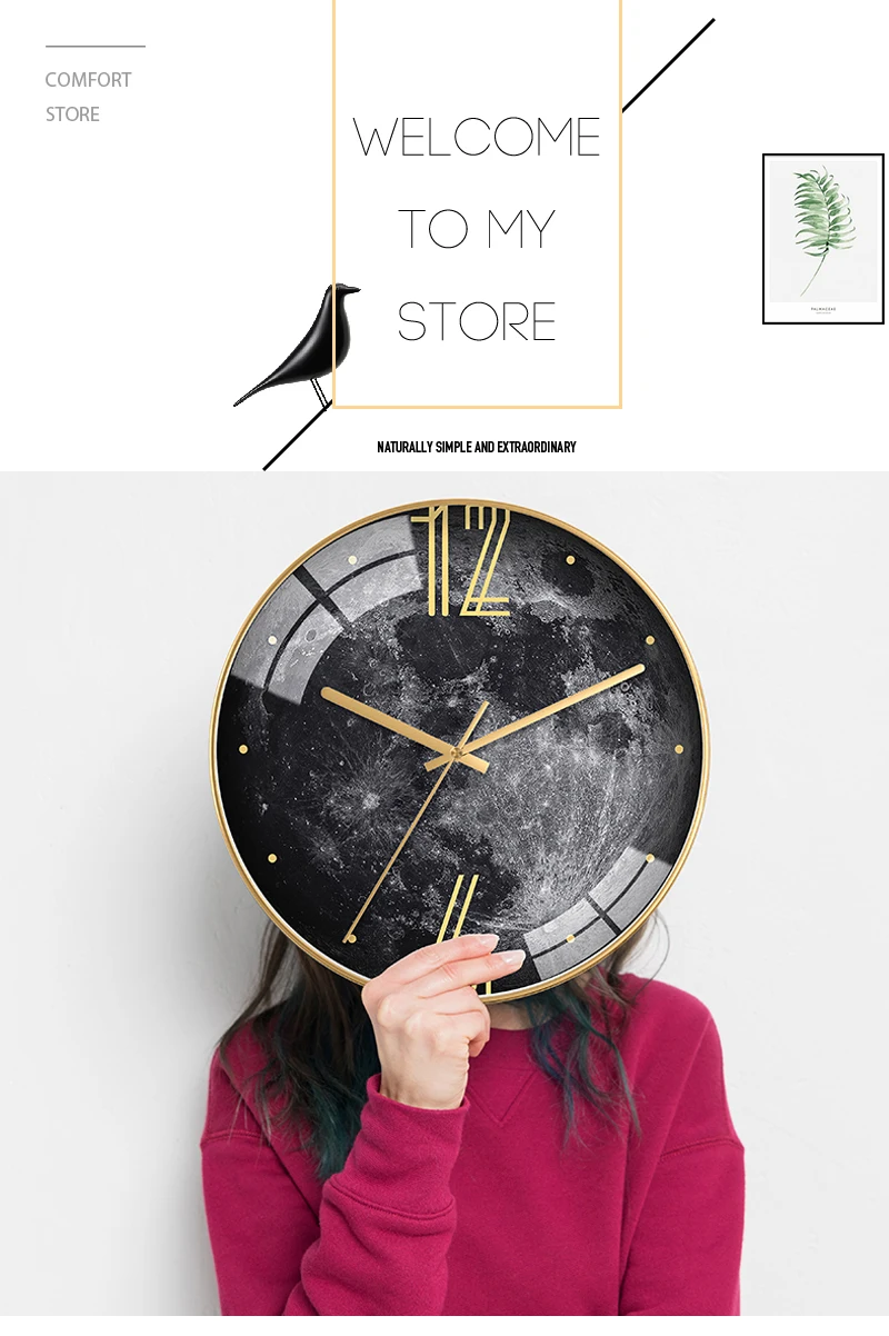 Wall Clock Modern Design  (1)