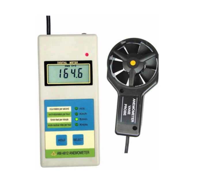 

Digital Anemometer AM-4812 Wind Speed Meter AM4812