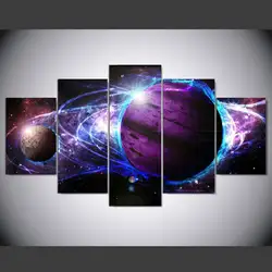 5 Шт. Холст Картины Космос Galaxy Star Energy Настенные Панно для Гостиной Home Decor Wall Art Масло Модульная Фотографии IM-66