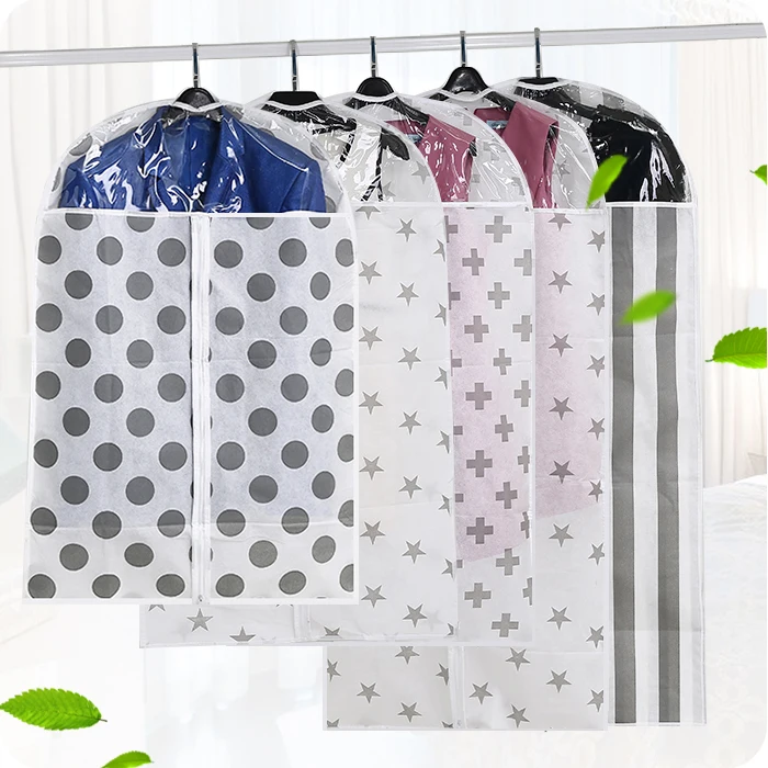 

Vacuum Bags for Storing Clothes Garment Suit Coat Dust Cover Protector Wardrobe Storage Bag Case for Clothes Organizador 64068
