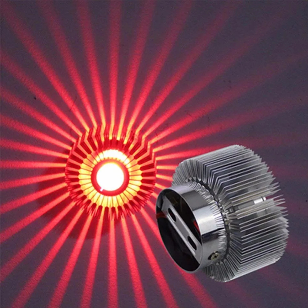 Arandela para Casa Elétrico da Lâmpada Luz de Teto de Parede Girassol Embutida no Tecto Lâmpada Café Ktv Karaoke Bar Deco Iluminação Dispositivo 3 w Led 4 para Casa Café KTV Karaoke Bar Deco