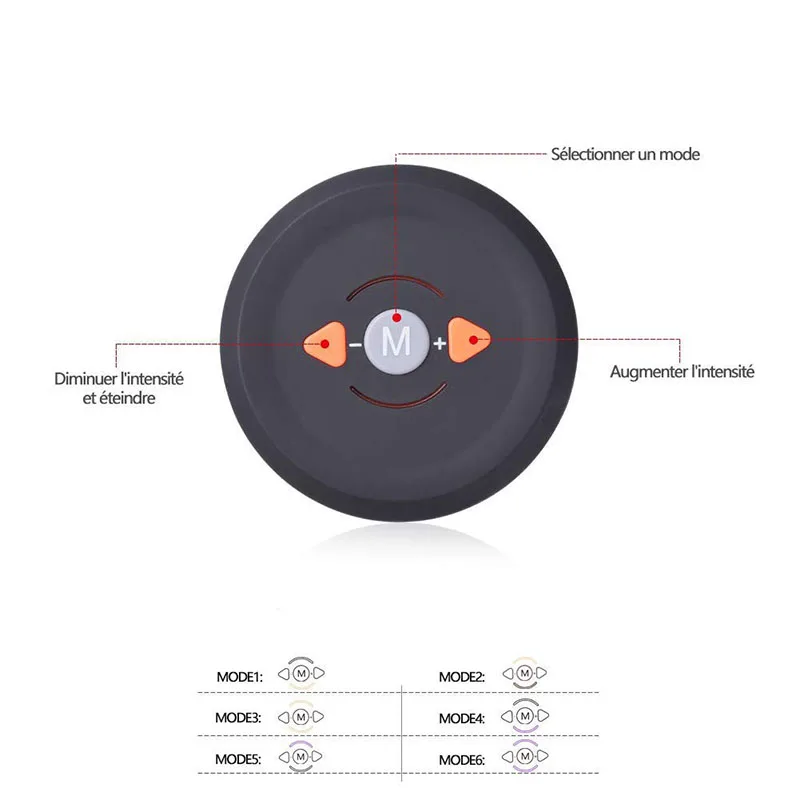 Rechargable Wireless EMS Electric Abdominal Muscles Trainer ABS Stimulator Body Weight Loss Massage Gym Belly Arm Leg Fitness