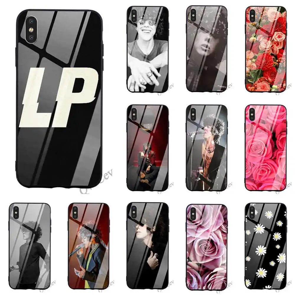 

Pattern Laura Pergolizzi LP Tempered Glass Phone Cover for iPhone X Case 6 6S XR Xs Max 8 Plus 7 5S 5 SE Soft