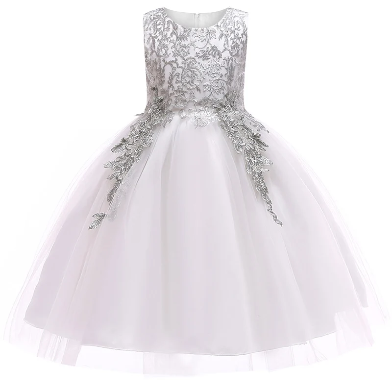 silver dress for kids