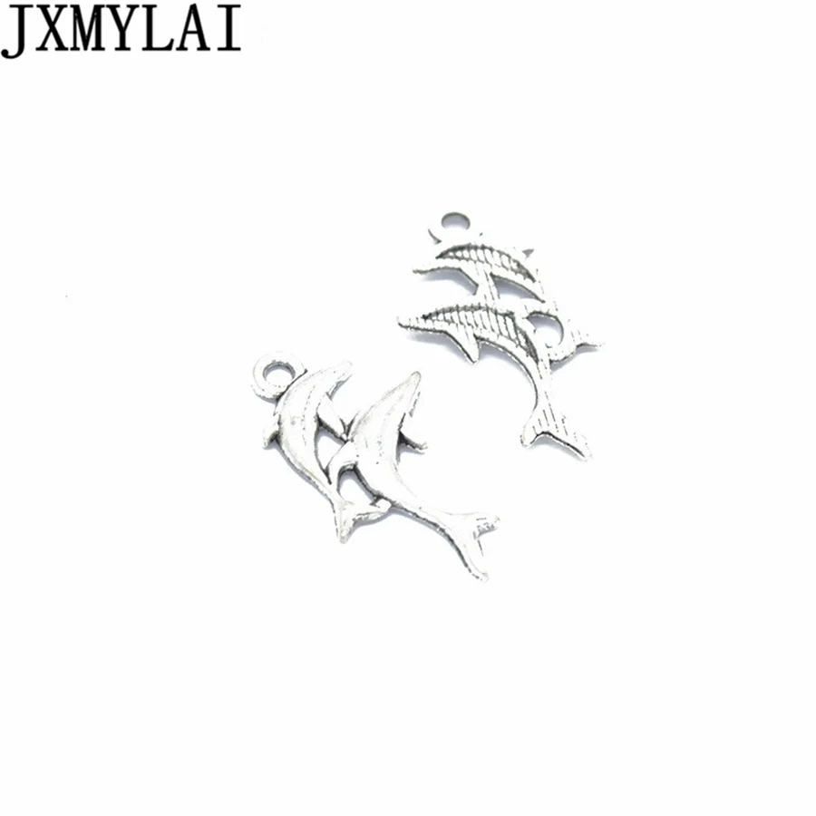 JXMYLAI DIY ювелирные изделия металлические подвески в форме дельфина для браслета и