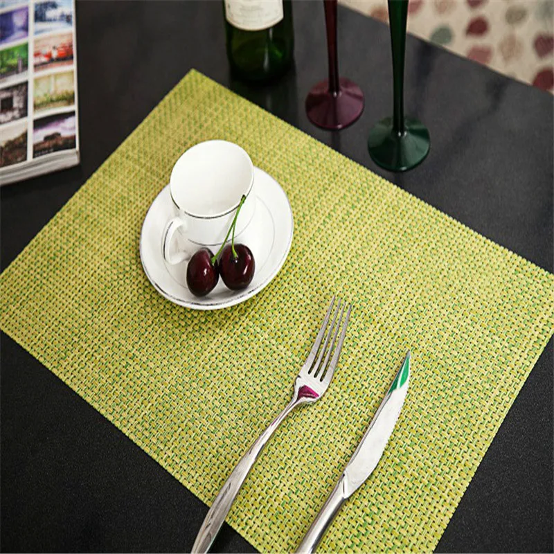 9 Colors High grade Creative European Placemat Coaster Mats Western