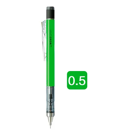 TOMBOW 0,3/0,5 мм моно граф механический карандаш для профессионального рисования графитовые чертёжные карандаши для школьных принадлежностей - Цвет: 05Green