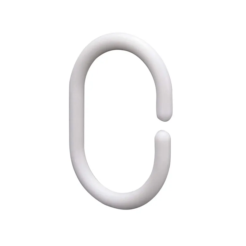 12 PCS Hanger Hook Flexible Shower Curtain Rings Hanger Clear Silicone Rubber Home Decoration Cocina 30FY2606